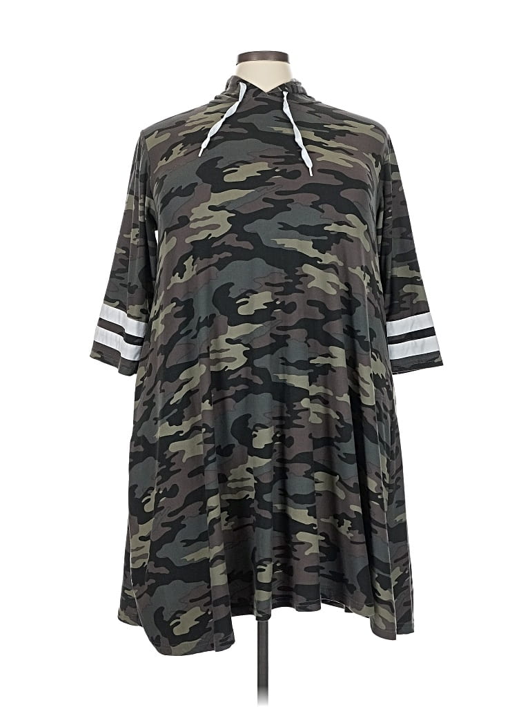 Pre-owned J For Justify Casual Dress In Gray