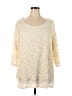 Rose + Olive Ivory 3/4 Sleeve Blouse Size 2X - photo 1