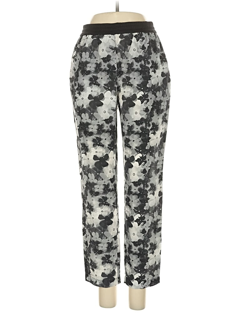 Pre-owned Robert Rodriguez Silk Pants In Silver