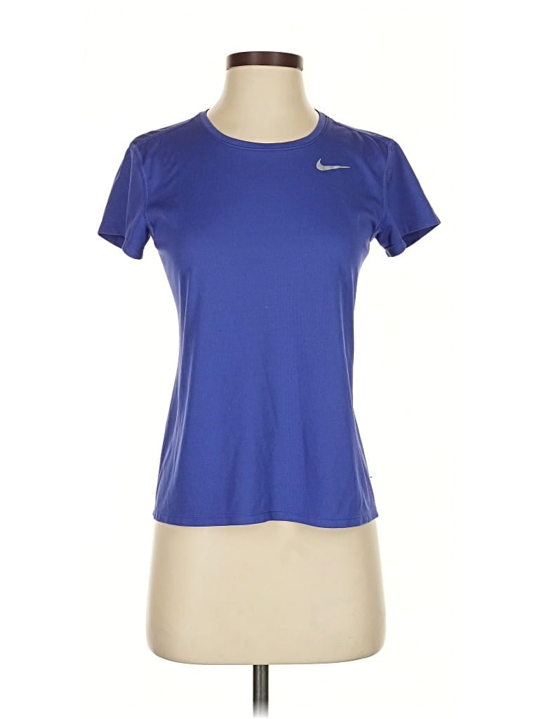 Pre-owned Nike Active T-shirt In Blue