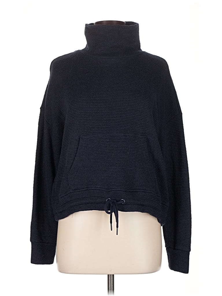 Pre-owned 90 Degree By Reflex Turtleneck Sweater In Blue