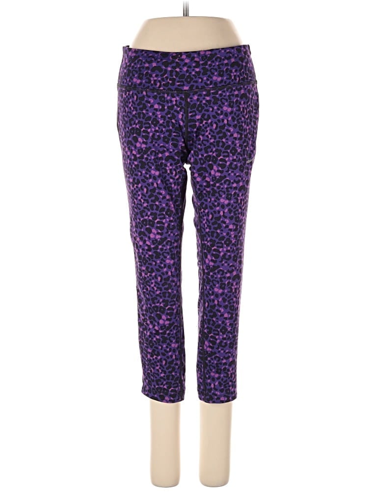 Pre-owned Nike Active Pants In Purple