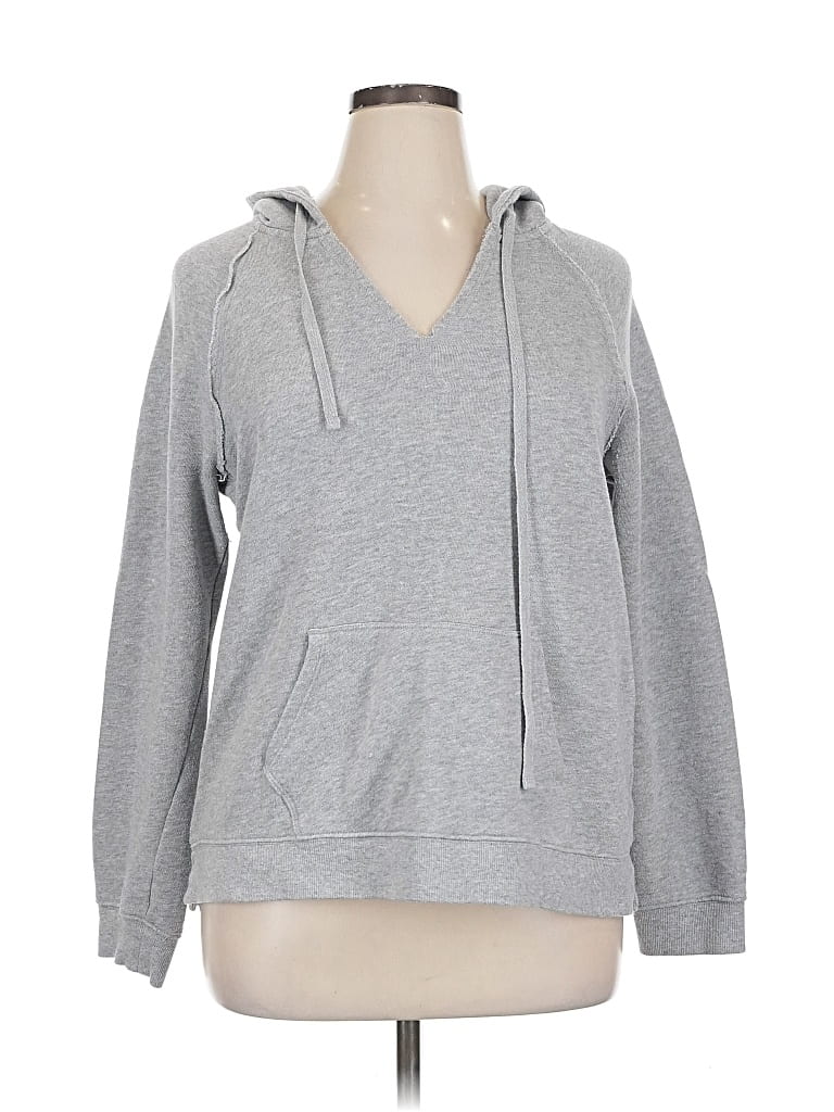 Pre-owned Crown & Ivy Sweatshirt In Gray