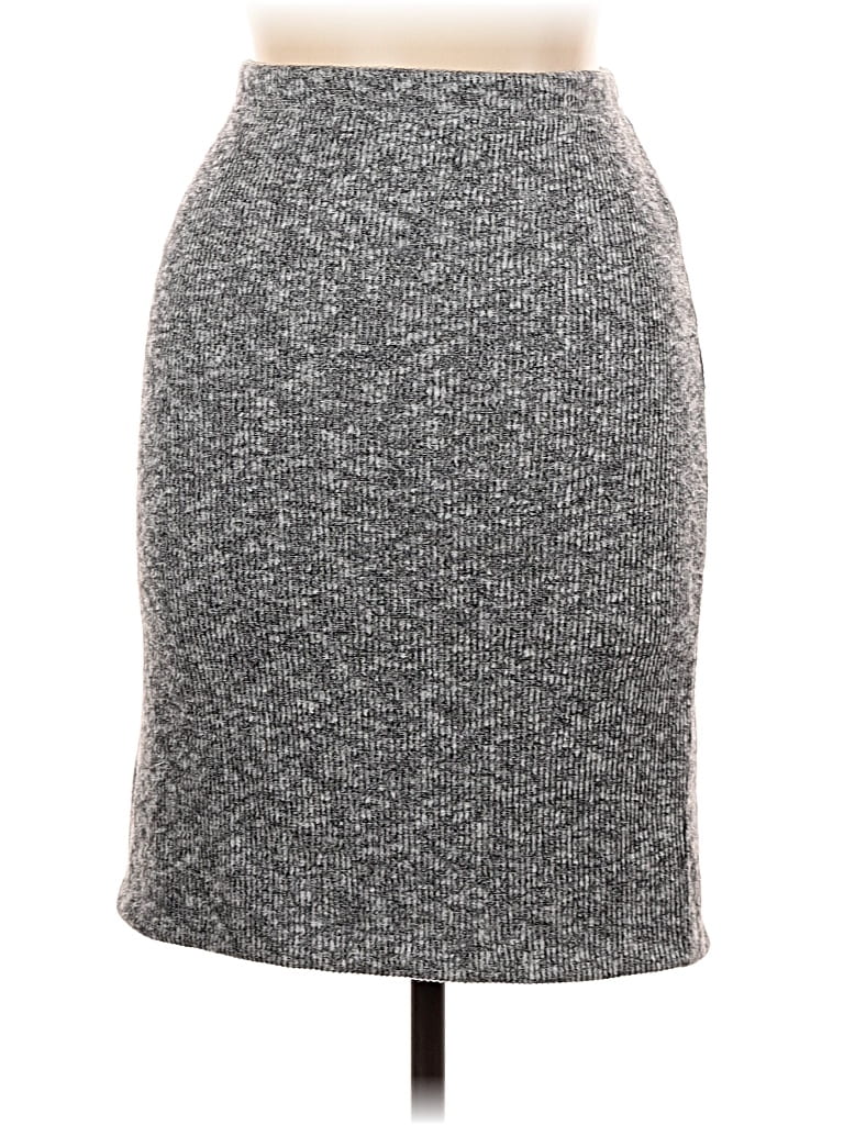 Pre-owned Express Casual Skirt In Gray