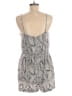 Chic by Jacob 100% Polyester Paisley Silver Black Romper Size M - photo 2