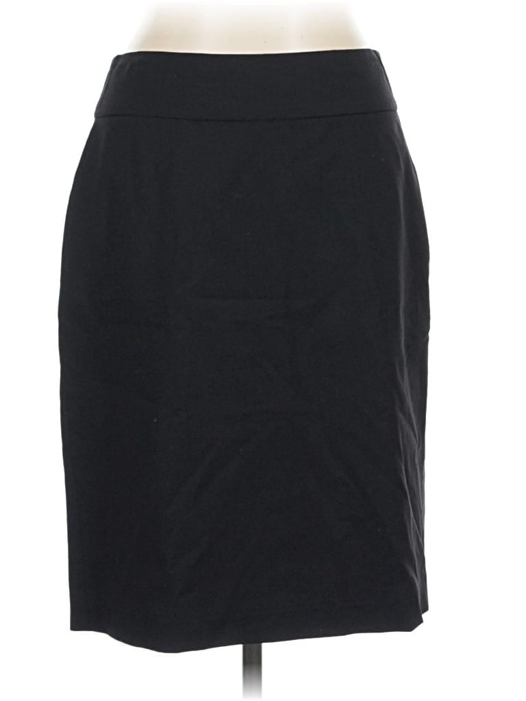 Pre-owned Banana Republic Wool Skirt In Black