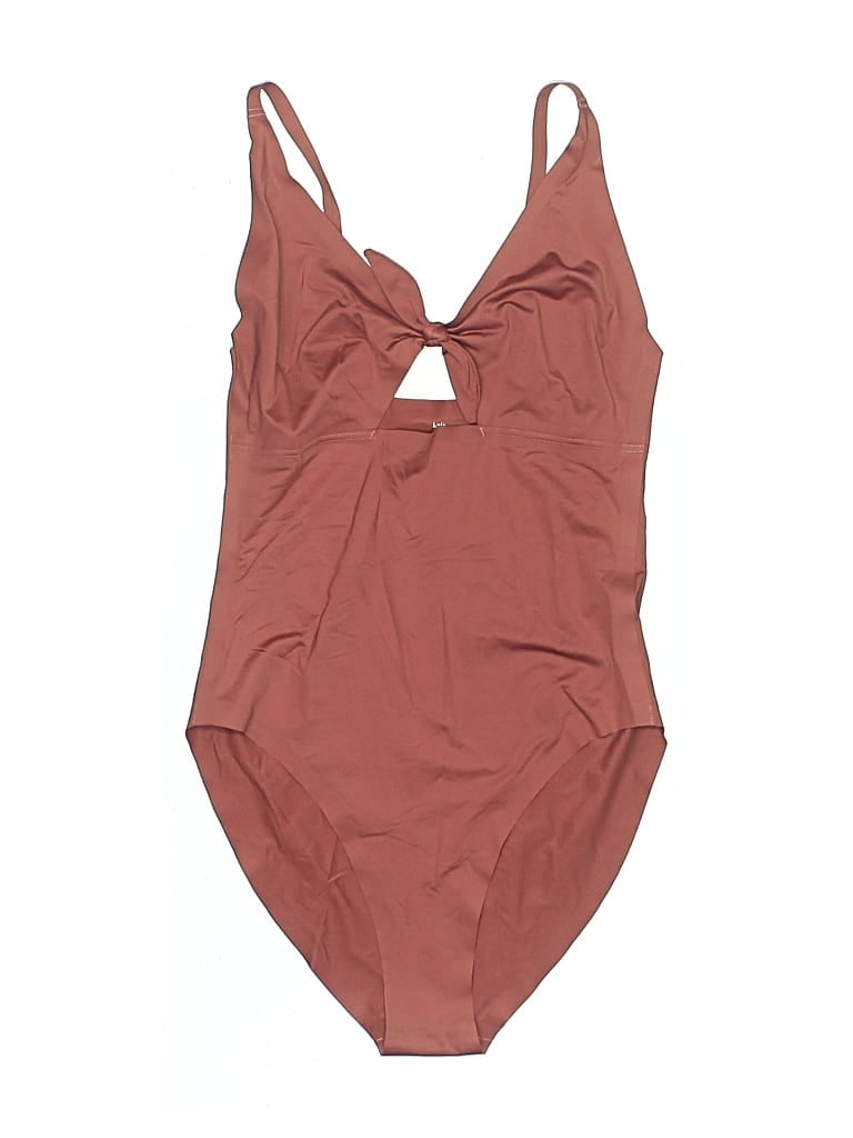 Pre-owned Knix Bodysuit In Brown