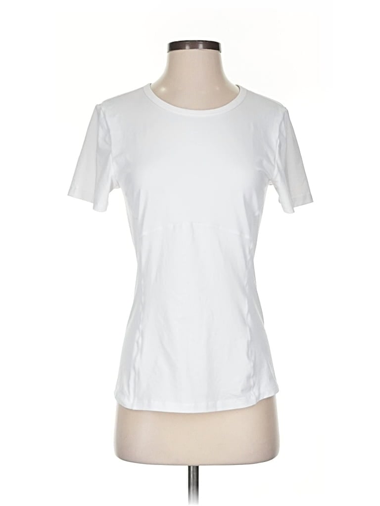 Pre-owned Fabletics Active T-shirt In White