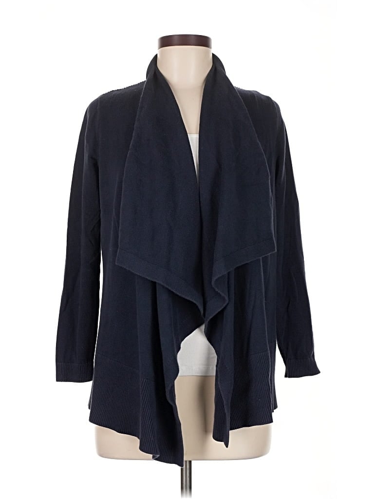 Pre-owned Lands' End Cardigan Sweater In Blue