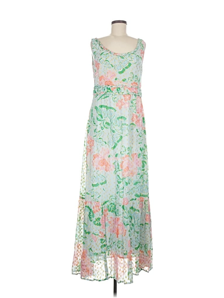 Pre-owned Ck Bradley New York Casual Dress In Green