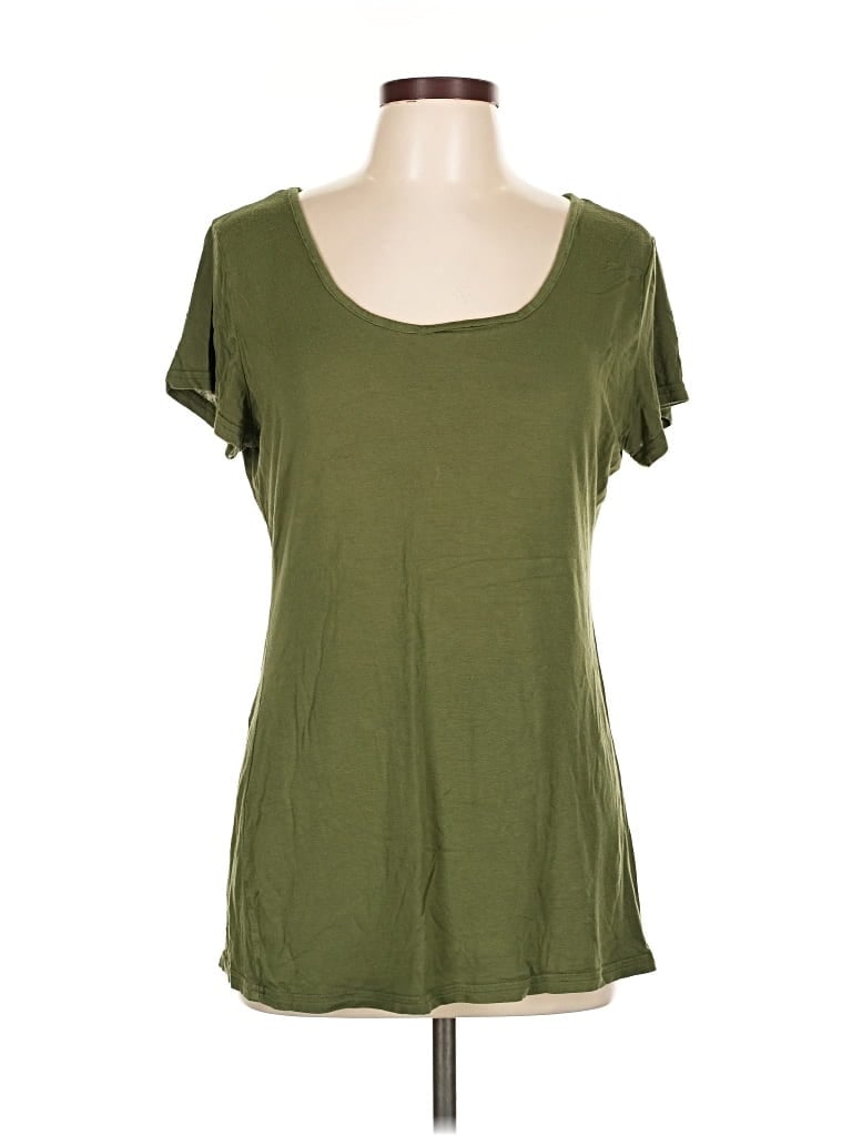 Pre-owned Unbranded Short Sleeve T-shirt In Green