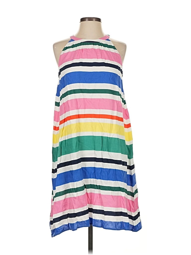 Pre-owned Ann Taylor Loft Casual Dress In White