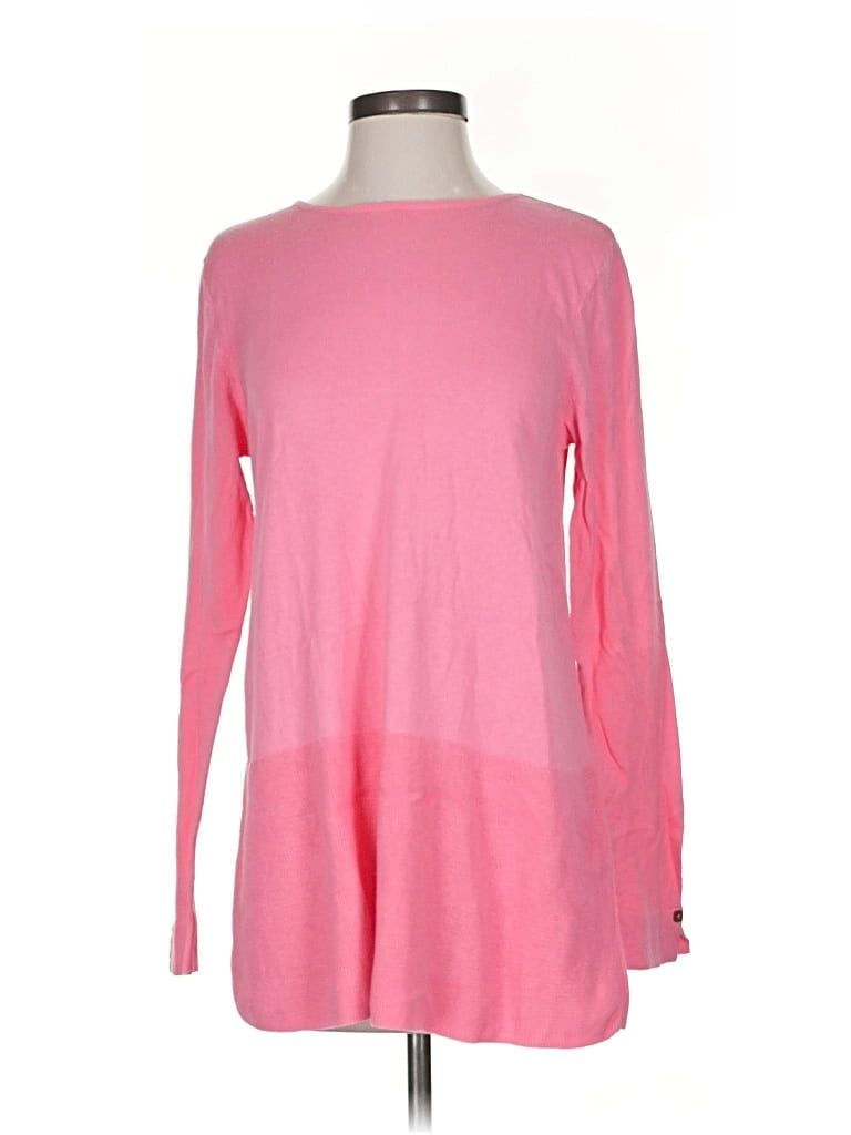 Pre-owned Jjill Pullover Sweater In Pink