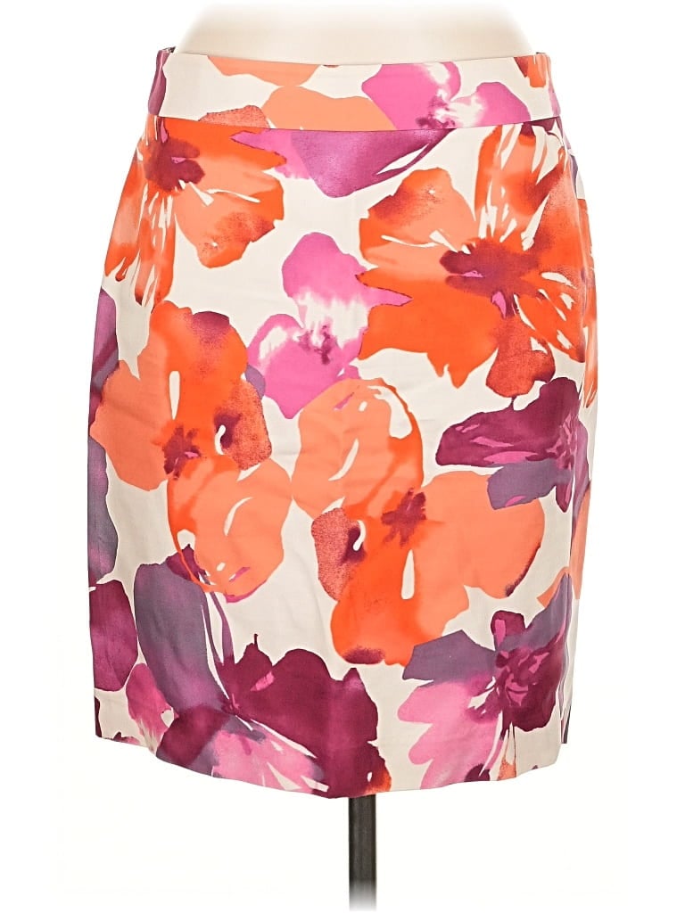 Pre-owned Ann Taylor Loft Casual Skirt In Orange