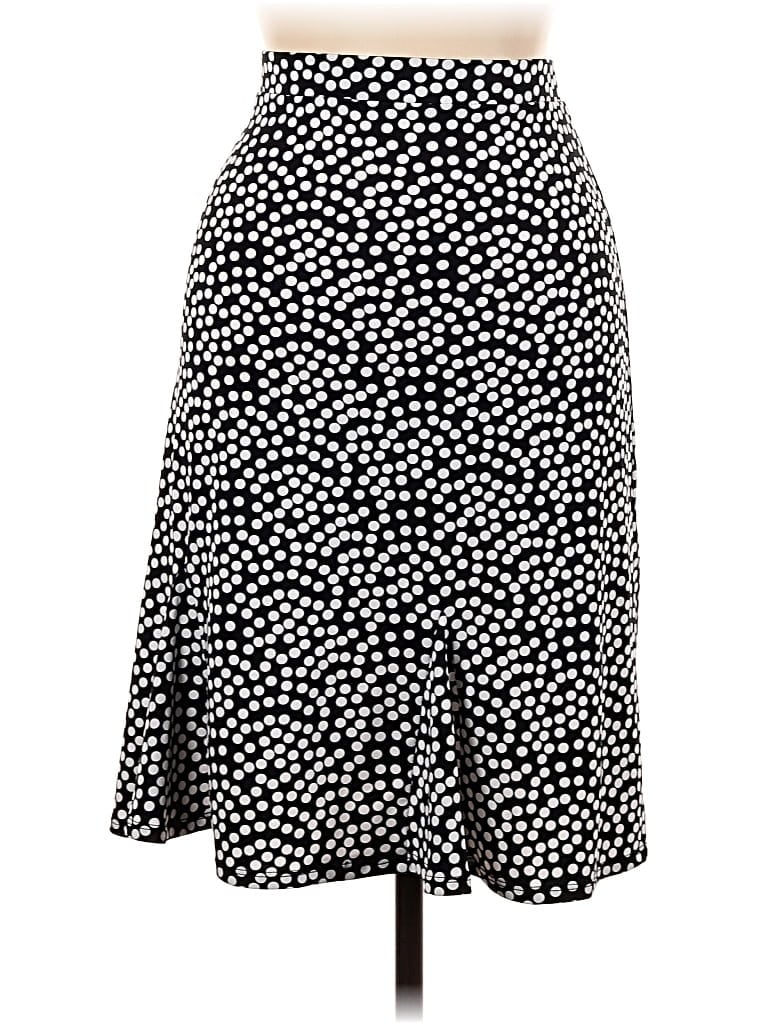 Pre-owned Ny Collection Casual Skirt In Black