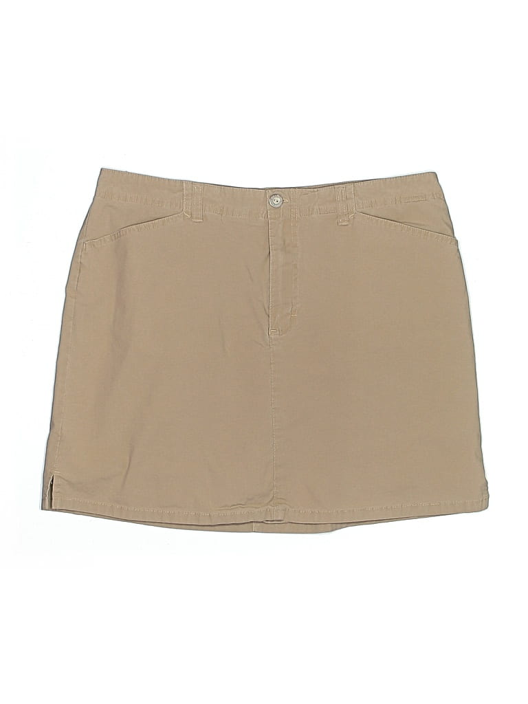 Pre-owned Gloria Vanderbilt Skort In Brown