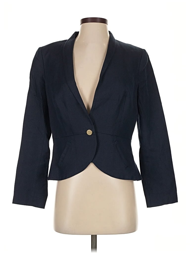 Pre-owned Mango Blazer Jacket In Blue