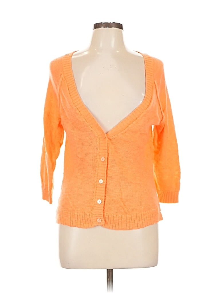 Pre-owned Mudd Cardigan Sweater In Orange