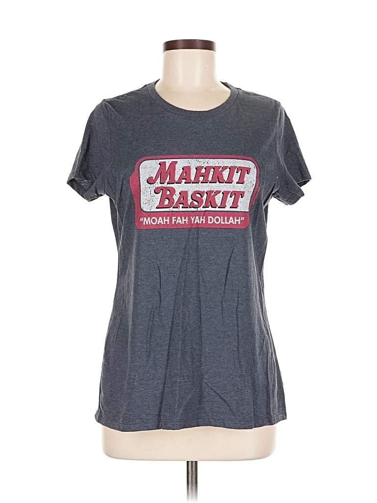 Pre-owned Assorted Brands Short Sleeve T-shirt In Gray