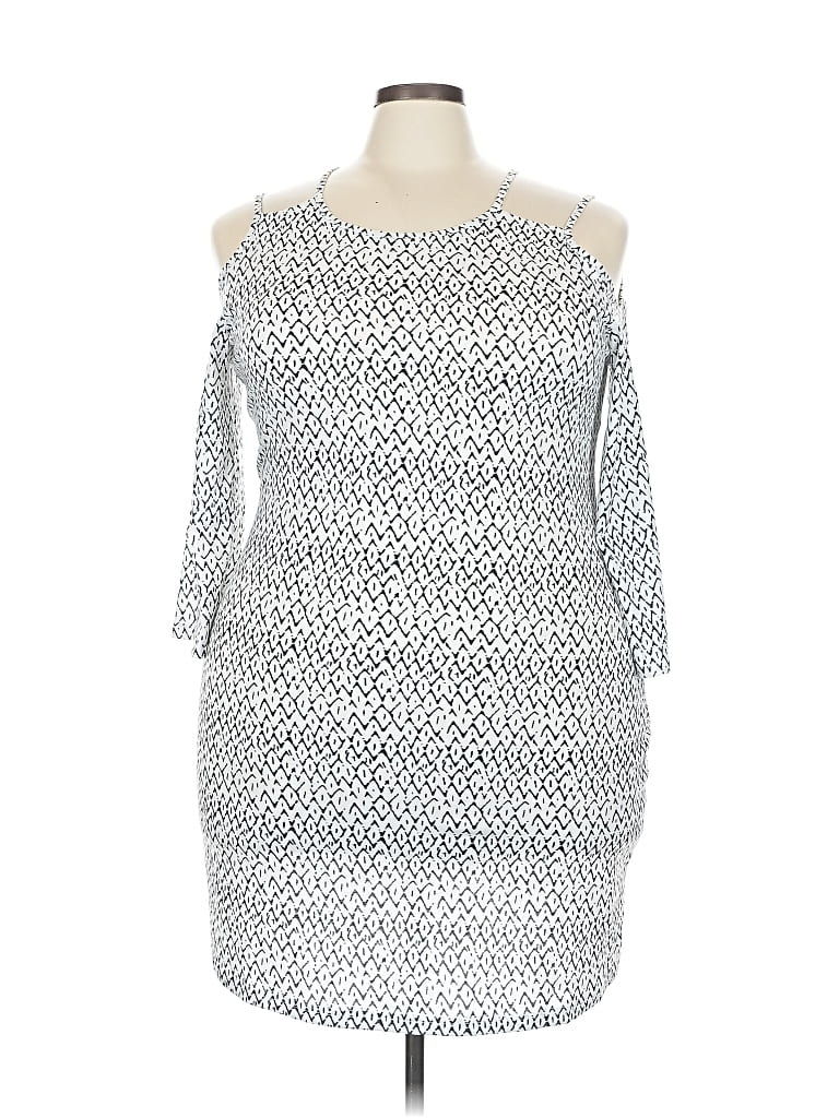 Pre-owned Misslook Cocktail Dress In White