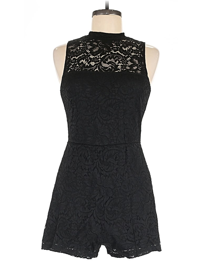 Garage Romper In Black