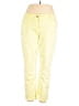 Chico's Solid Yellow Casual Pants Size Lg (2.5) - photo 1