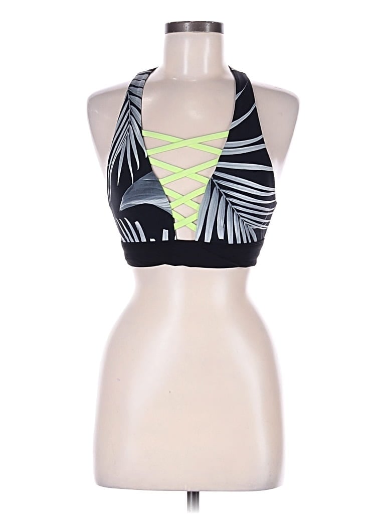 Pre-owned Victoria's Secret Pink Tank Top Black Halter Neckline Tops