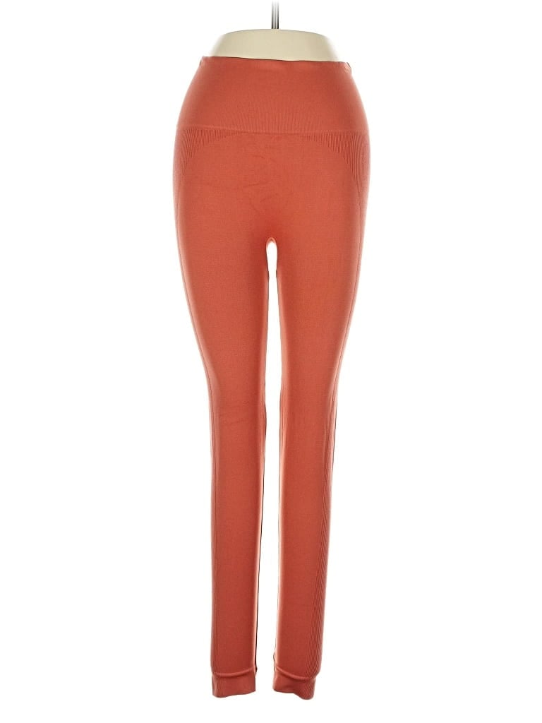 Pre-owned Set Active Active Pants In Orange