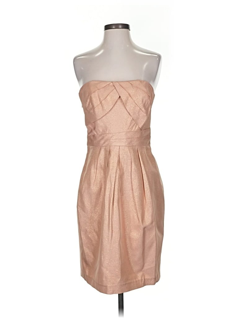 Pre-owned David Meister Cocktail Dress In Brown