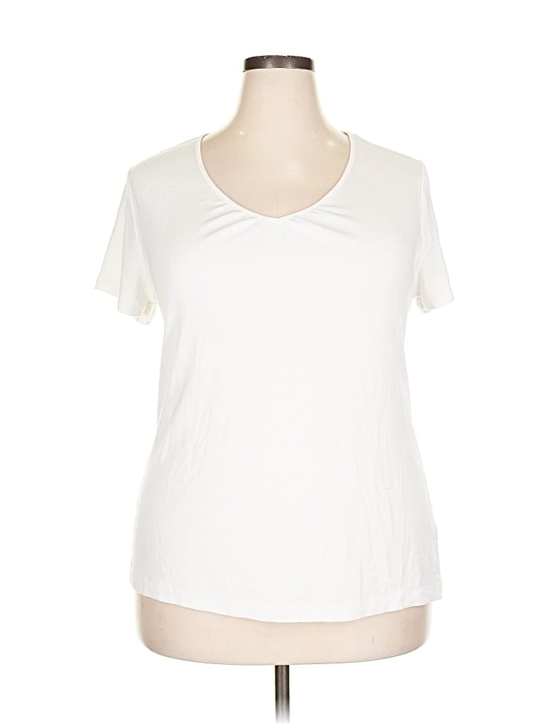 Pre-owned Cato Short Sleeve T-shirt In White