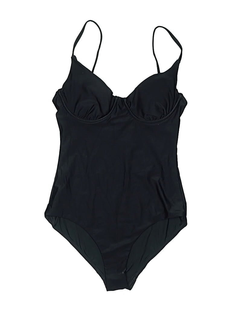 Pre-owned Andie Bodysuit In Black
