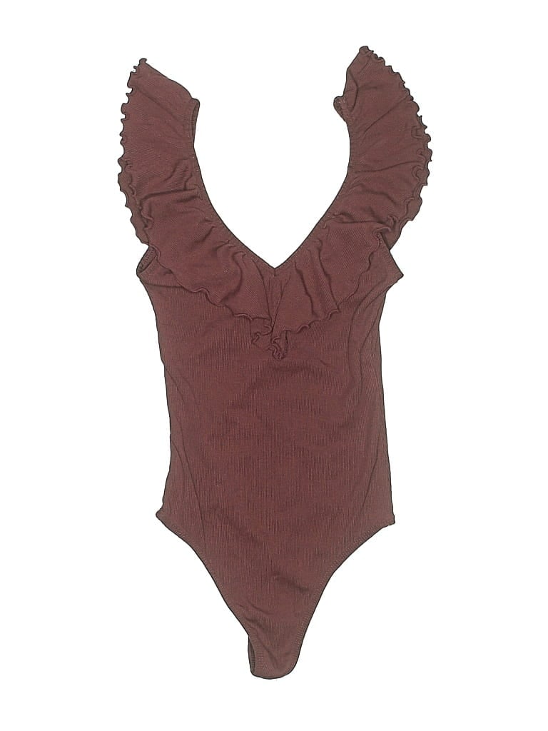 Pre-owned Wilfred Bodysuit In Brown