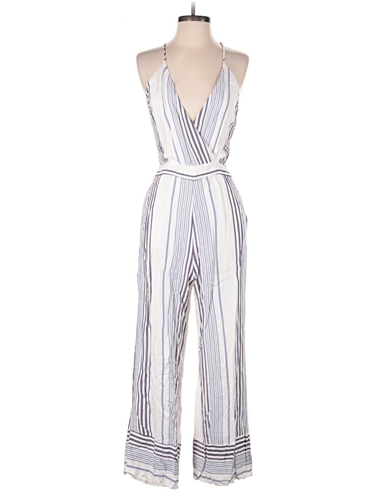 Pre-owned Willow & Clay Jumpsuit In White