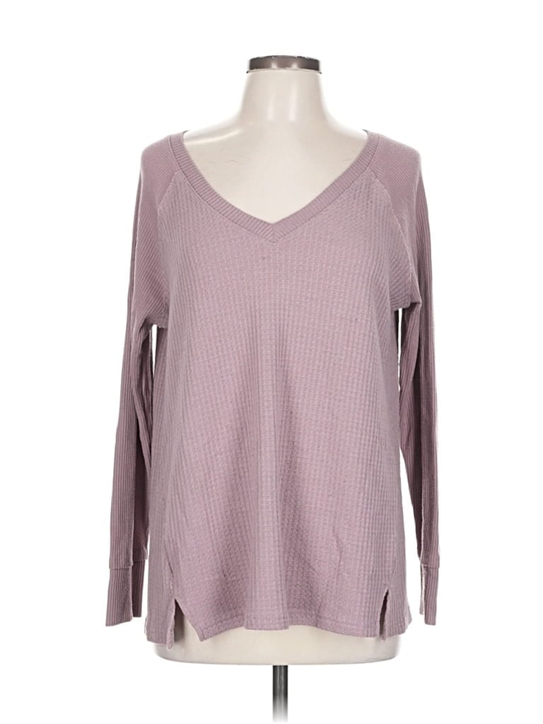 Pre-owned Chelsea & Theodore Pullover Sweater In Purple