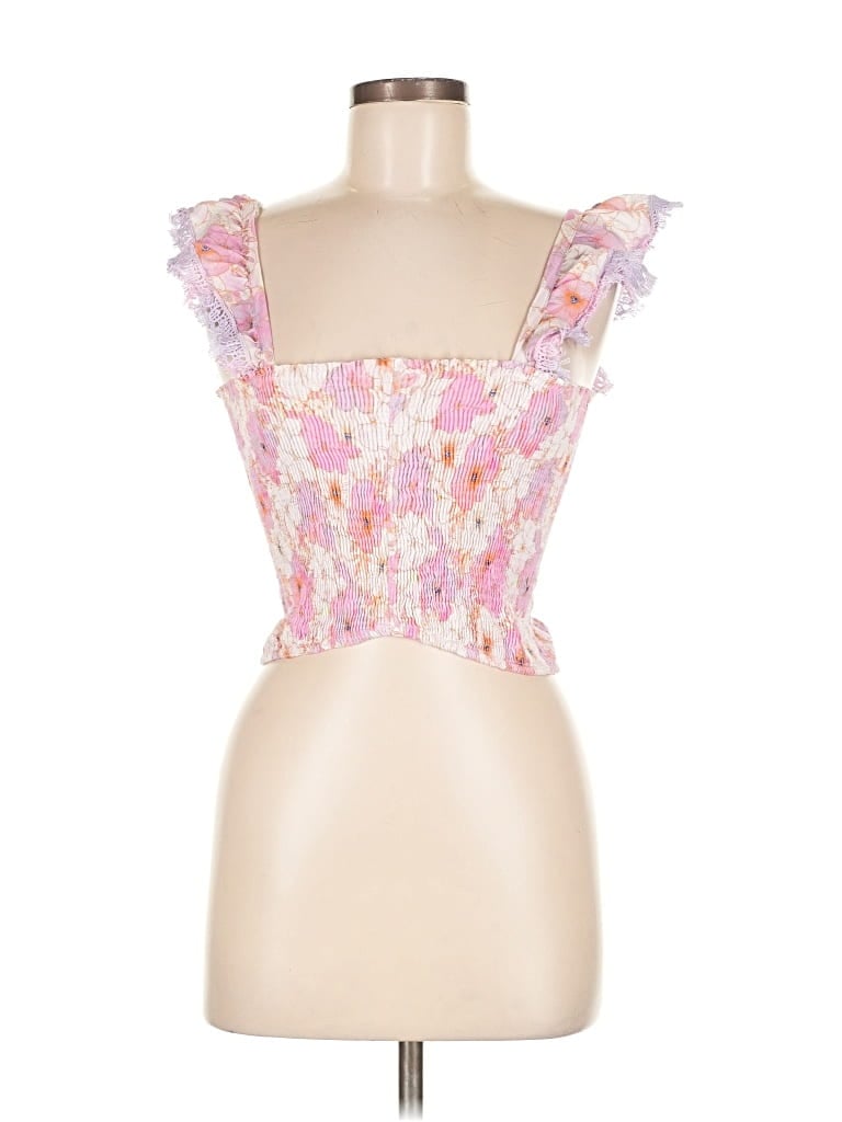Pre-owned Peixoto Sleeveless Blouse In Pink