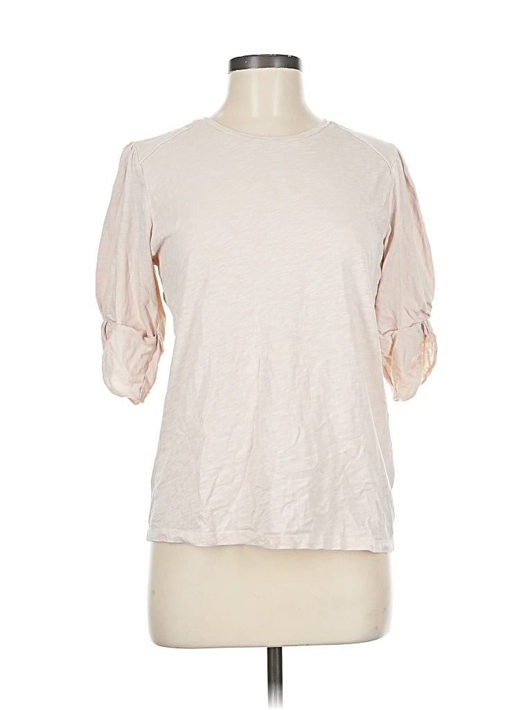 Pre-owned Ba&sh 3/4 Sleeve T-shirt In White