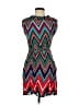 Red Camel Chevron-herringbone Teal Cocktail Dress Size S - photo 1