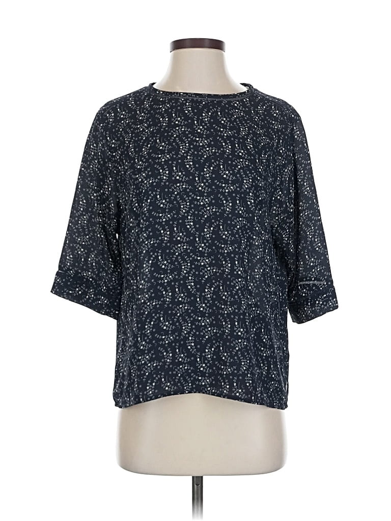Pre-owned Scotch & Soda 3/4 Sleeve Blouse In Blue