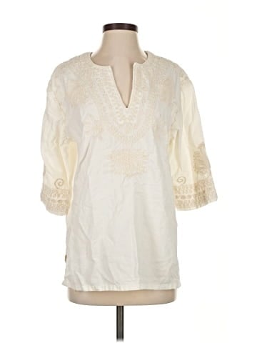 Calypso St. Barth 3/4 Sleeve Blouse (view 1)