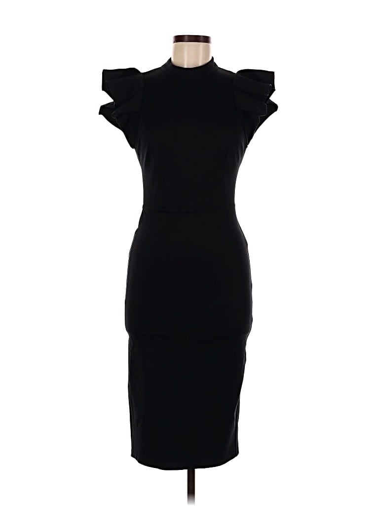Pre-owned Lulus Cocktail Dress In Black