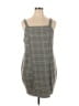 Assorted Brands Plaid Gray Casual Dress Size 2X - photo 1