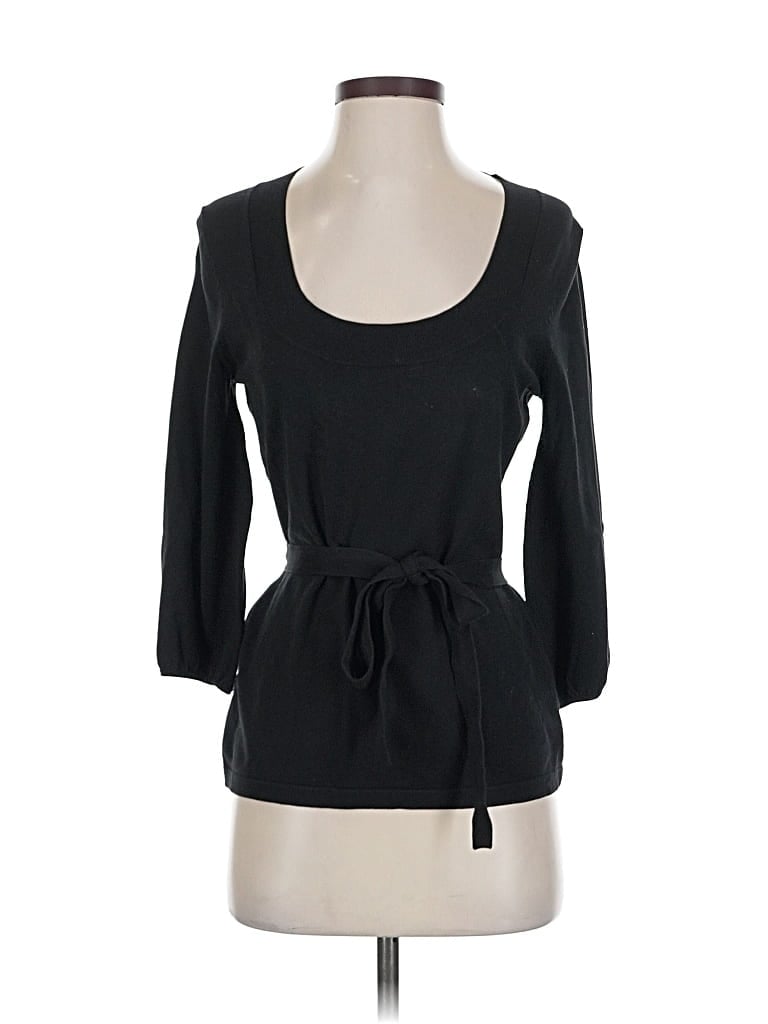 Pre-owned Ann Taylor Cardigan Sweater In Black