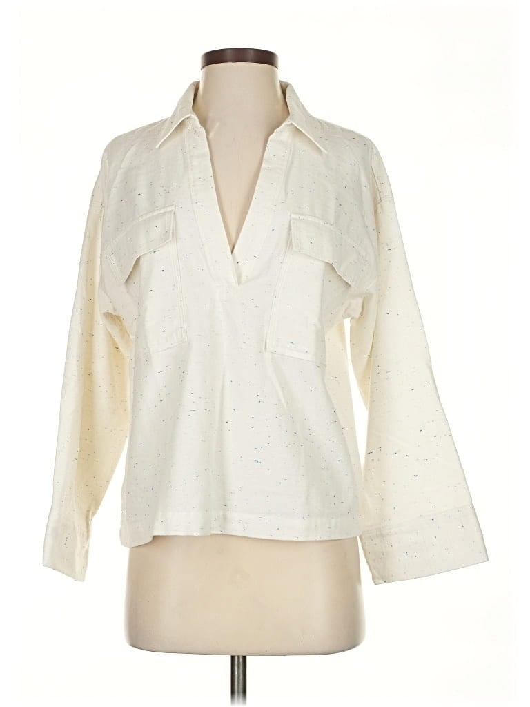 Ann Taylor Loft 3/4 Sleeve Blouse In Multi