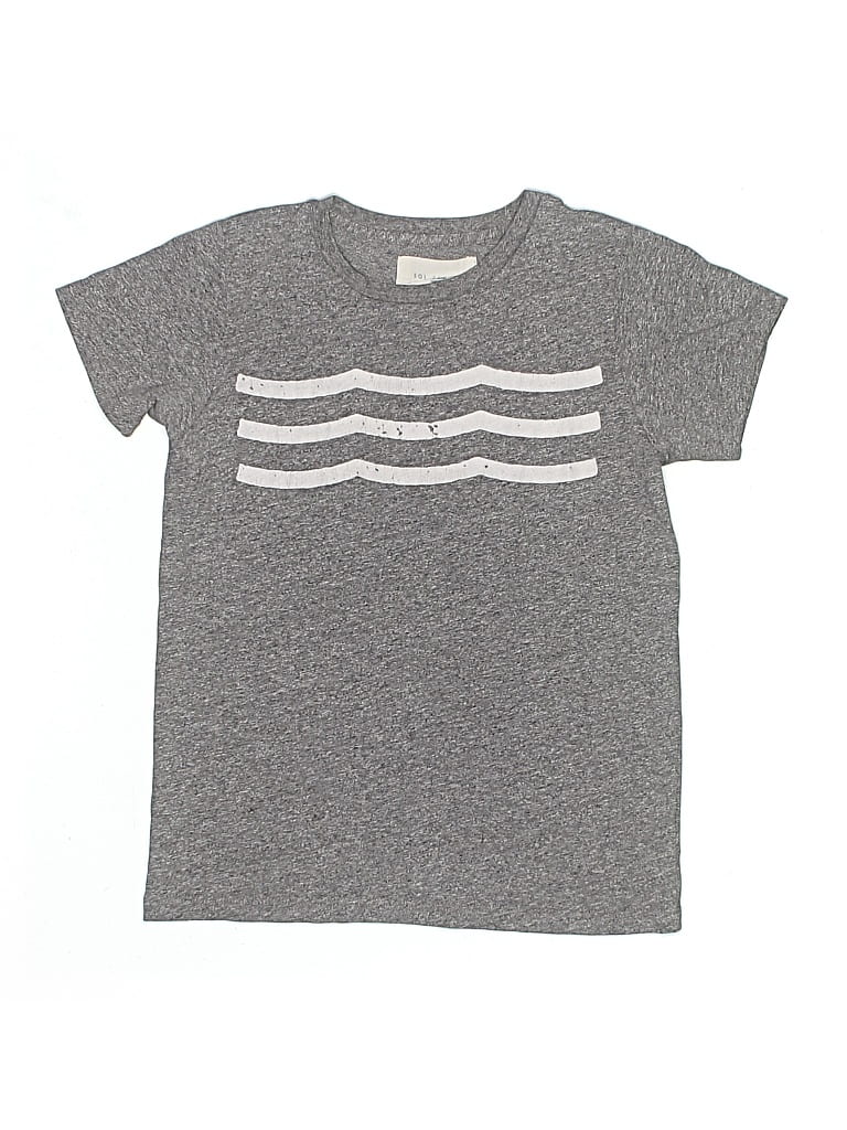 Pre-owned Sol Angeles Kids' Short Sleeve T-shirt In Gray