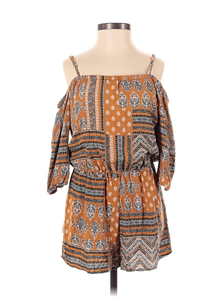 Pre-owned Ganji La Romper In Orange