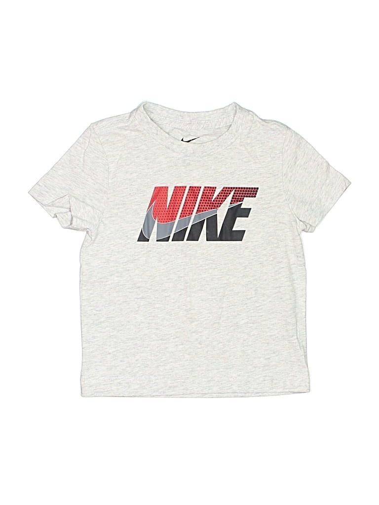 Pre-owned Nike Kids' Short Sleeve T-shirt In Silver