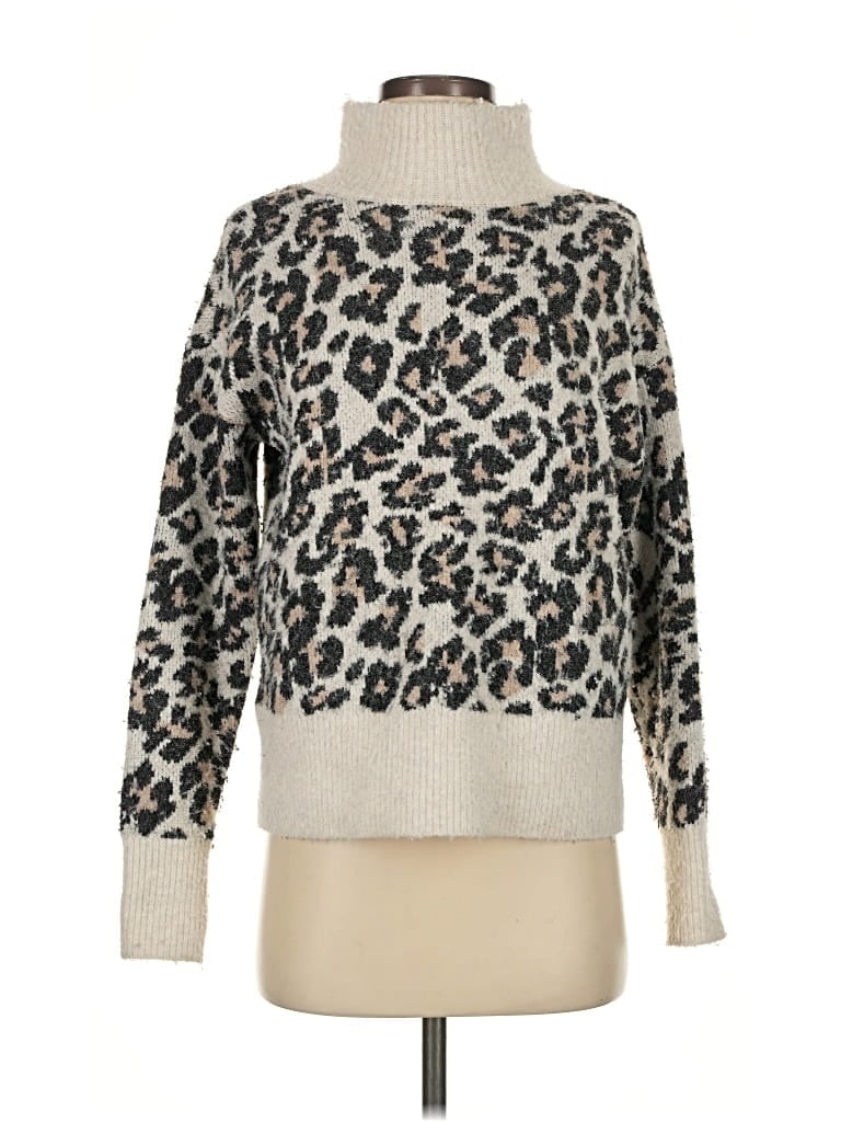 Pre-owned Ann Taylor Loft Pullover Sweater In Brown