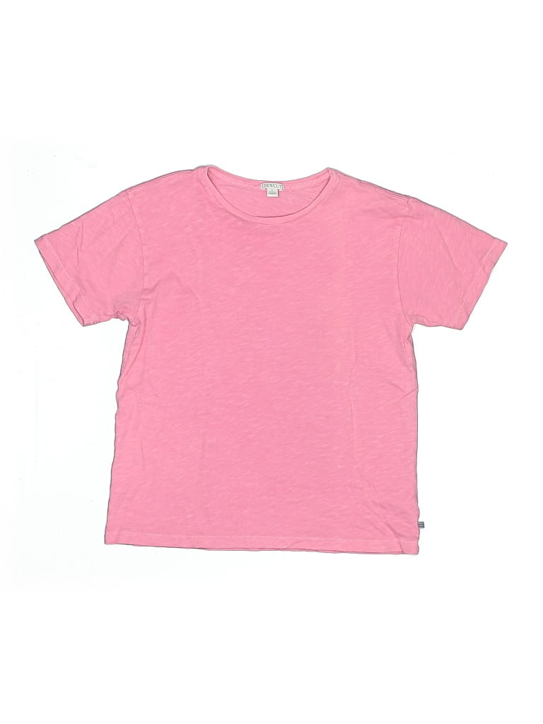Pre-owned Crewcuts Kids' Short Sleeve T-shirt In Pink
