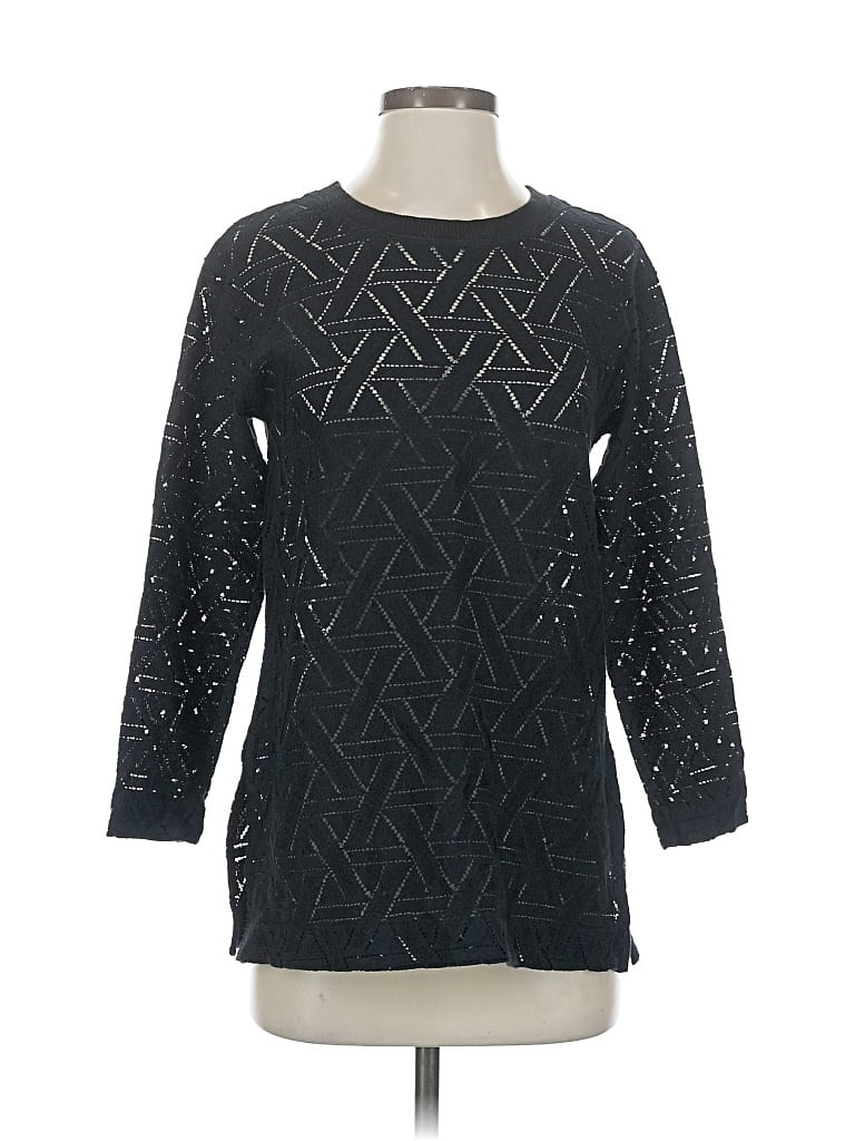 Pre-owned Banana Republic Pullover Sweater In Black