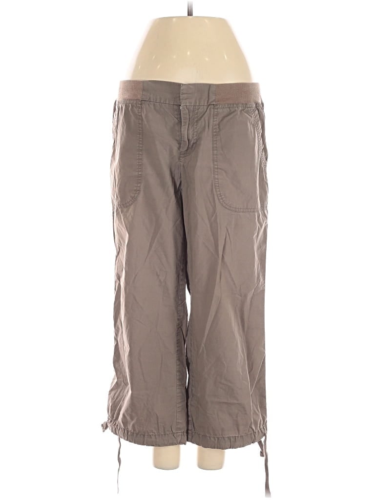 Pre-owned Ann Taylor Khaki Pant In Gray